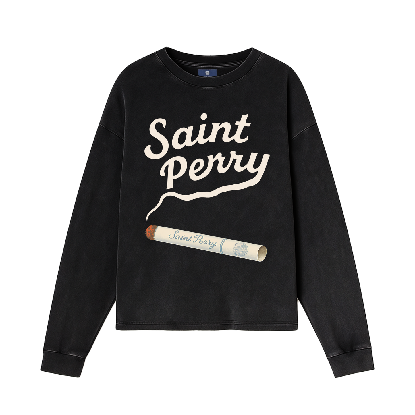 THE WEIGHT OF WHISPERED LEGENDS LONG-SLEEVE - BLACK