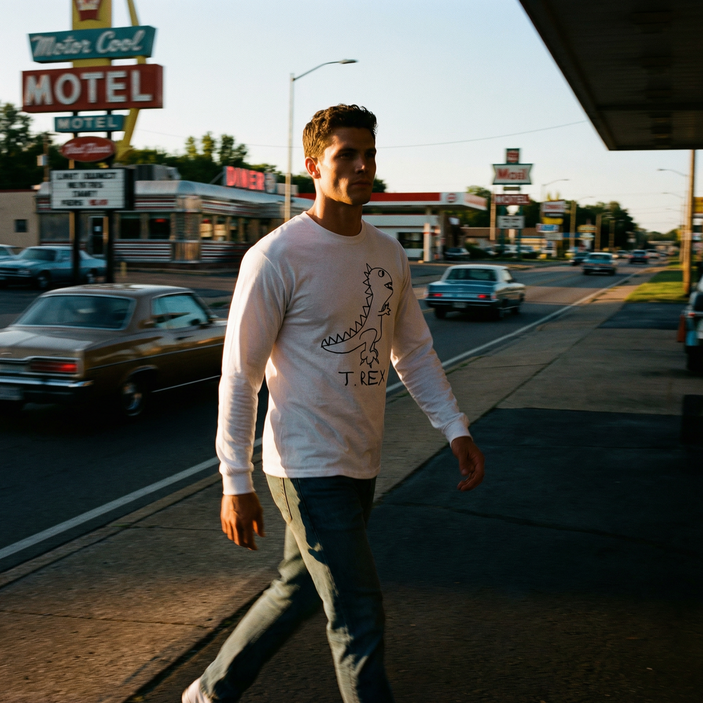 T Rex - Long Sleeve Tee