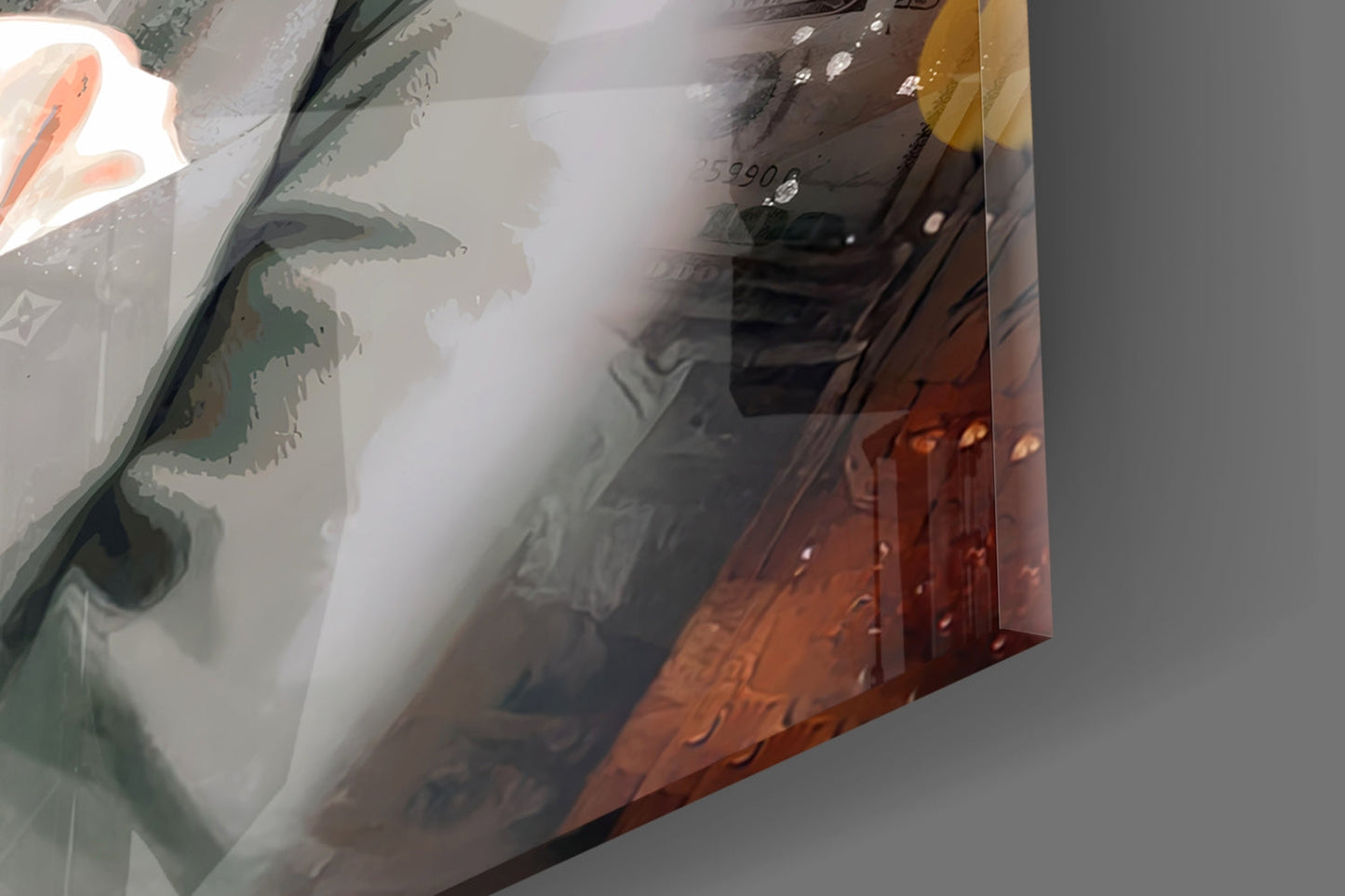 Scarface Tony Montana Glass Wall Art || Designer Collection