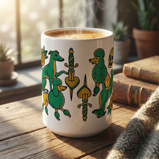 Tattoo Parlor Pups - Loyal to the Bone 15oz Mug