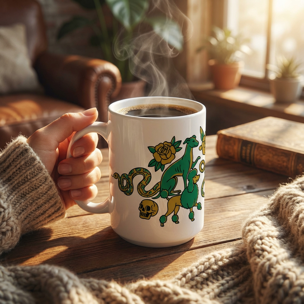 Tattoo Parlor Pups - Loyal to the Bone 15oz Mug