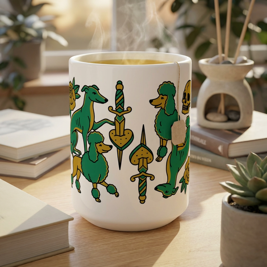 Tattoo Parlor Pups - Loyal to the Bone 15oz Mug