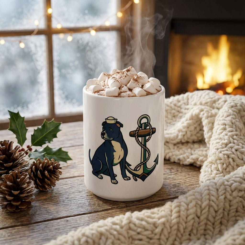 Tattoo Parlor Pups - Salty Sea Dogs 15oz Mug