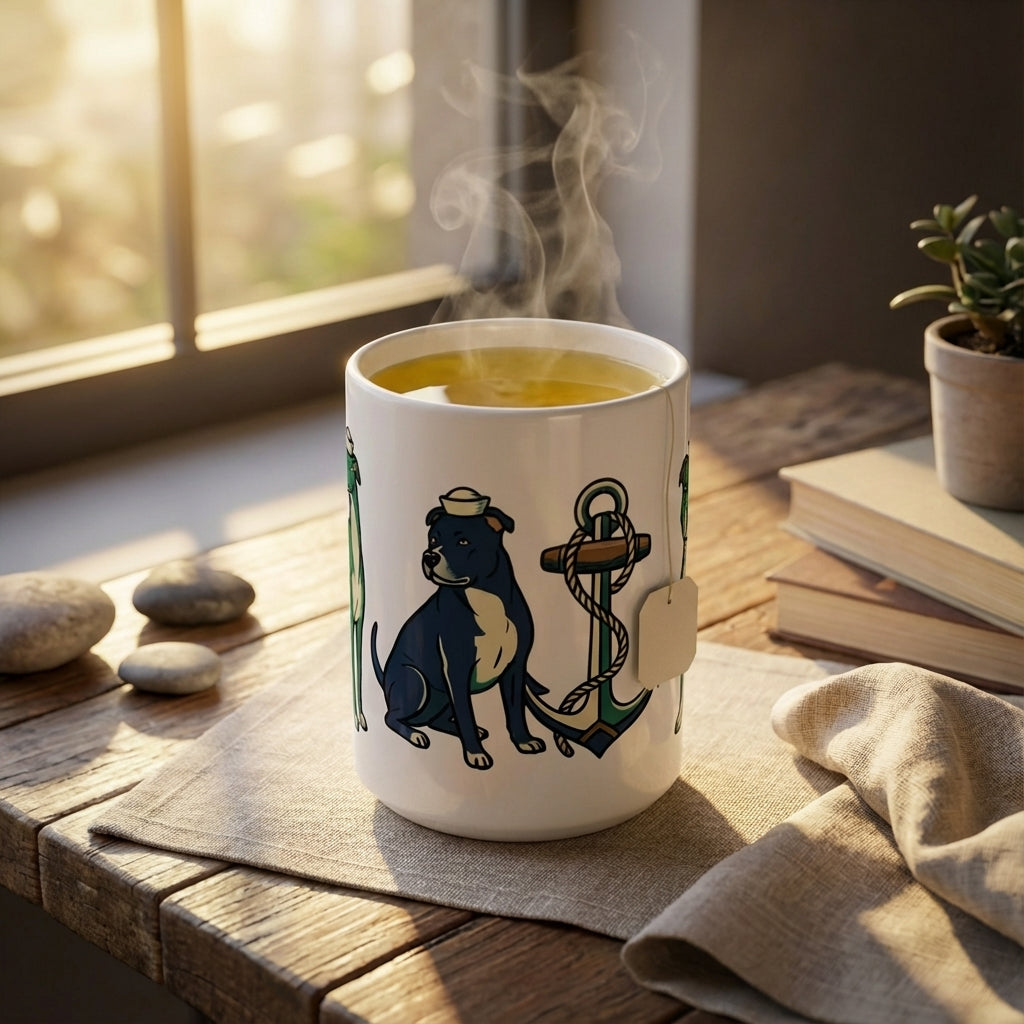 Tattoo Parlor Pups - Salty Sea Dogs 15oz Mug