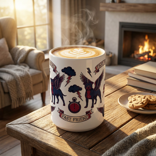 Tattoo Parlor Pups - Winged Wanderers 15oz Mug