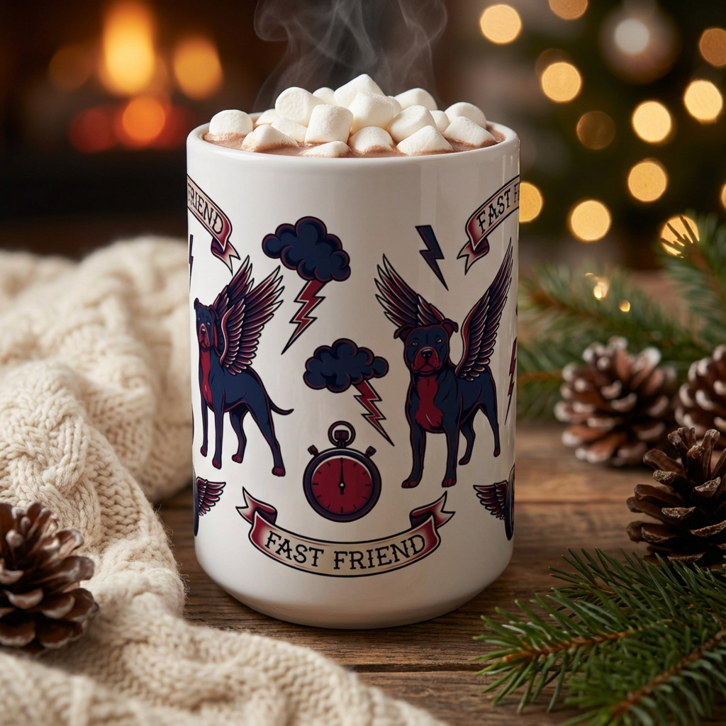 Tattoo Parlor Pups - Winged Wanderers 15oz Mug
