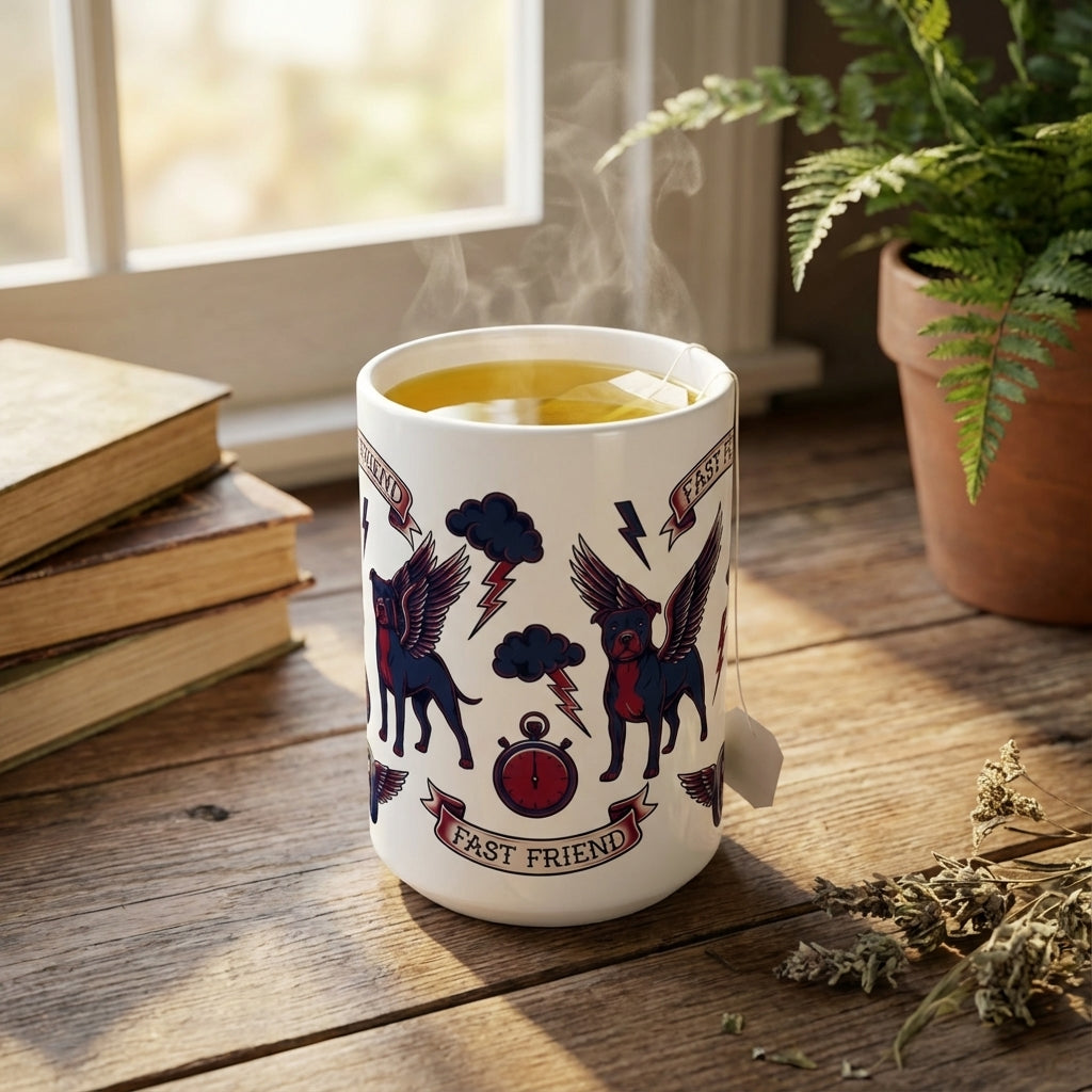 Tattoo Parlor Pups - Winged Wanderers 15oz Mug