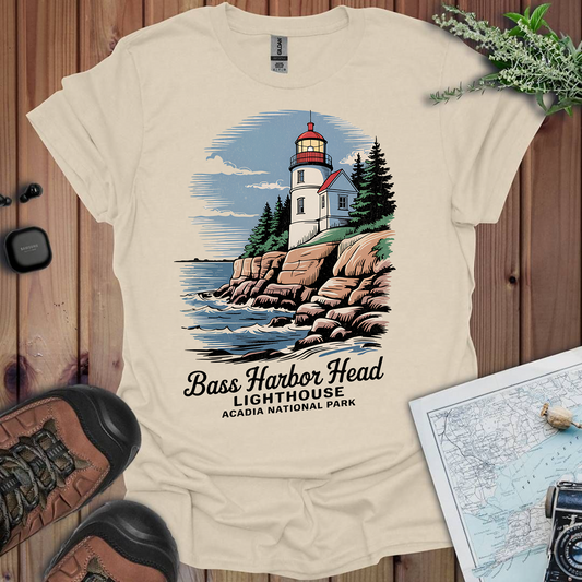 Bass Harbor Head Lighthouse Acadia T-Shirt