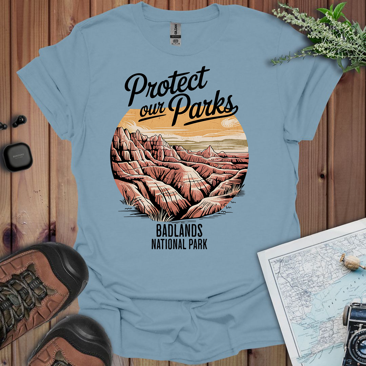 Protect Our Parks Badlands T-Shirt