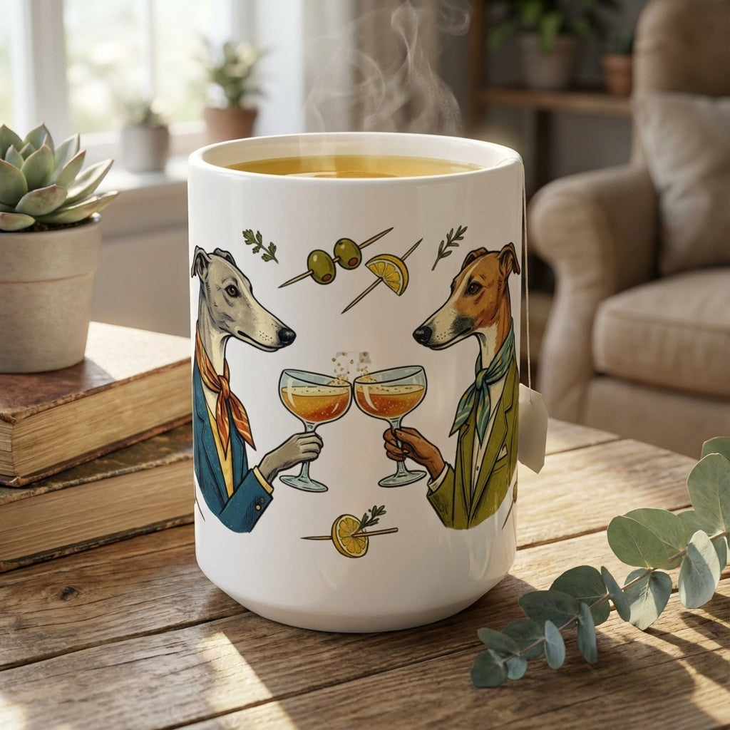 Tinned Fish Pups - Aperitivo Hour 15oz Mug