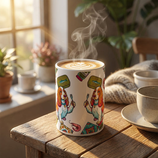 Tinned Fish Pups - Caper & Dill Delight 15oz Mug