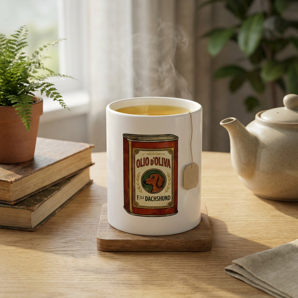 Tinned Fish Pups - Olive Oil Bath Pups 15oz Mug