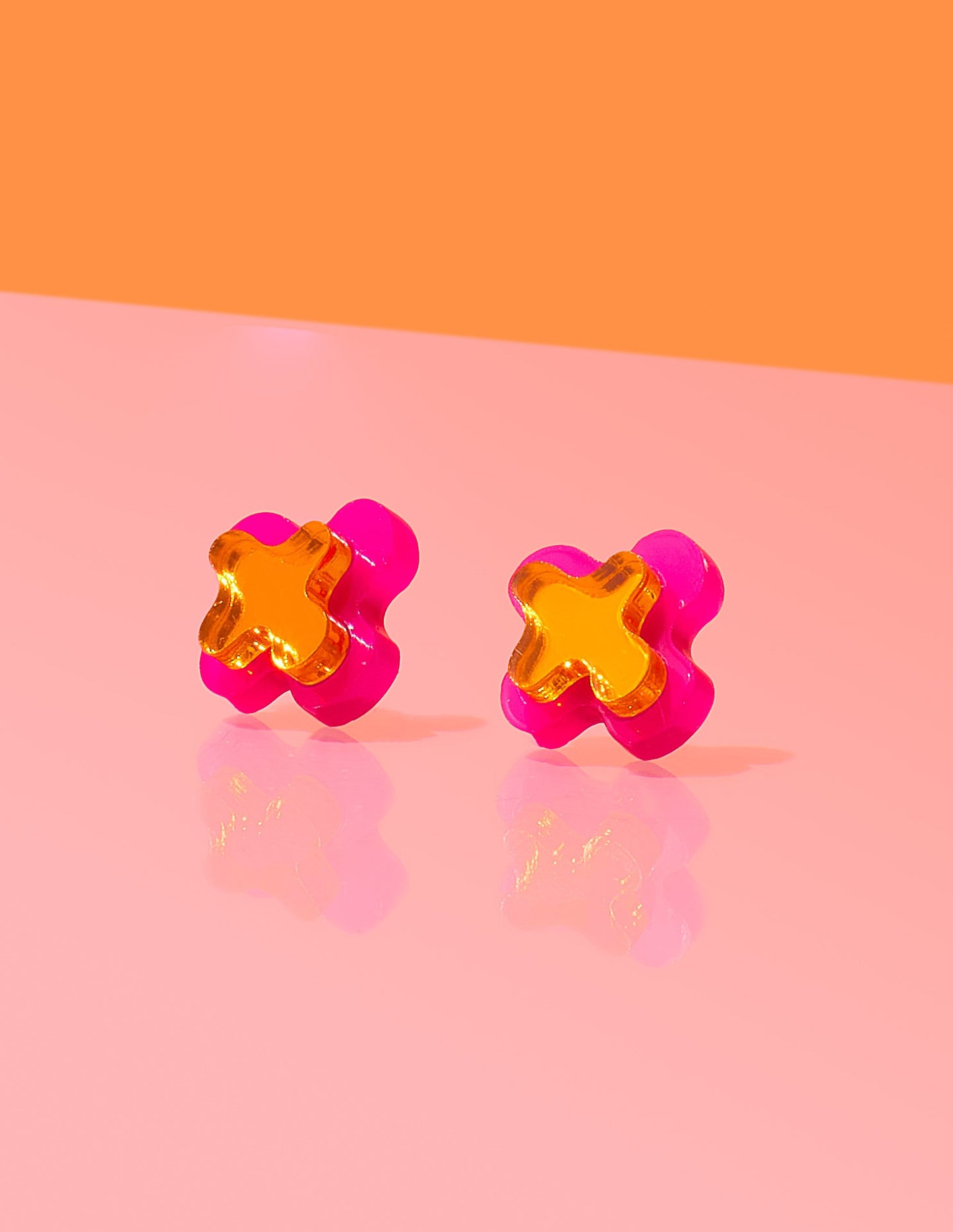 Abstract Blob Stud Earrings