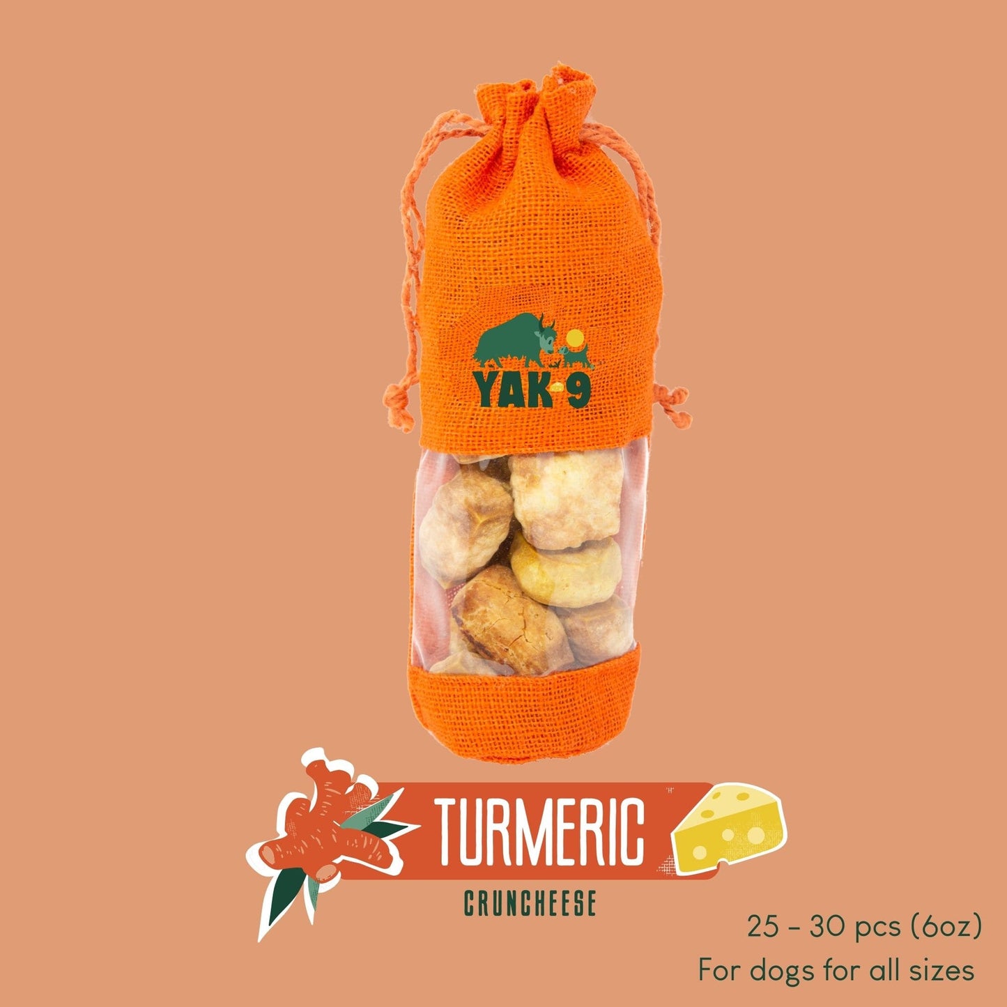 Turmeric Cheese Chews for Dogs
