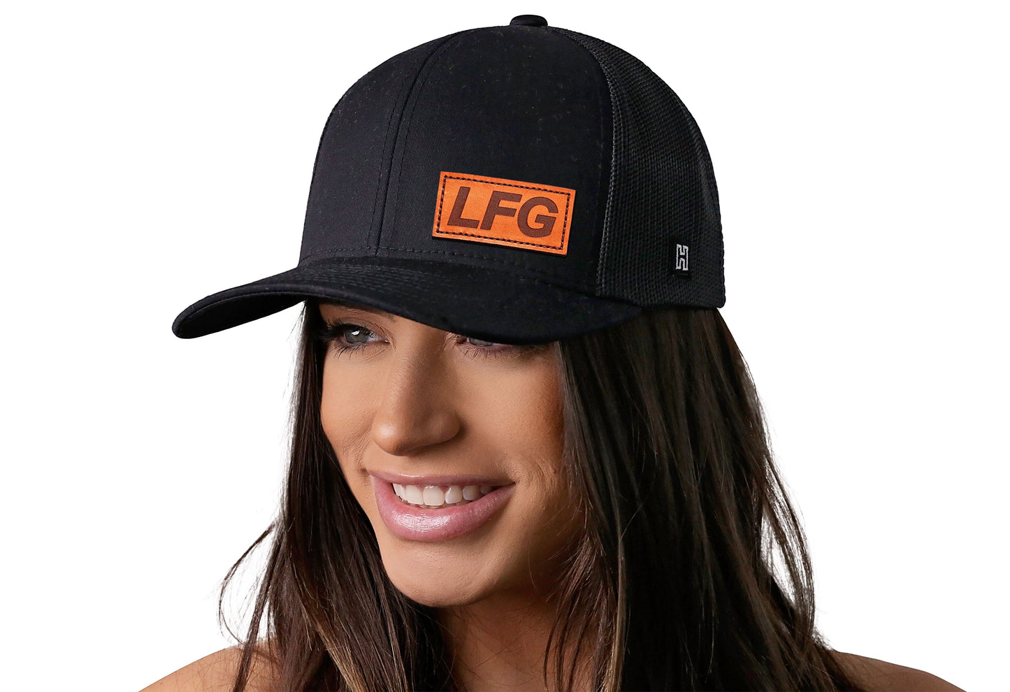 LFG Trucker Hat  |  Black Lets Go Snapback
