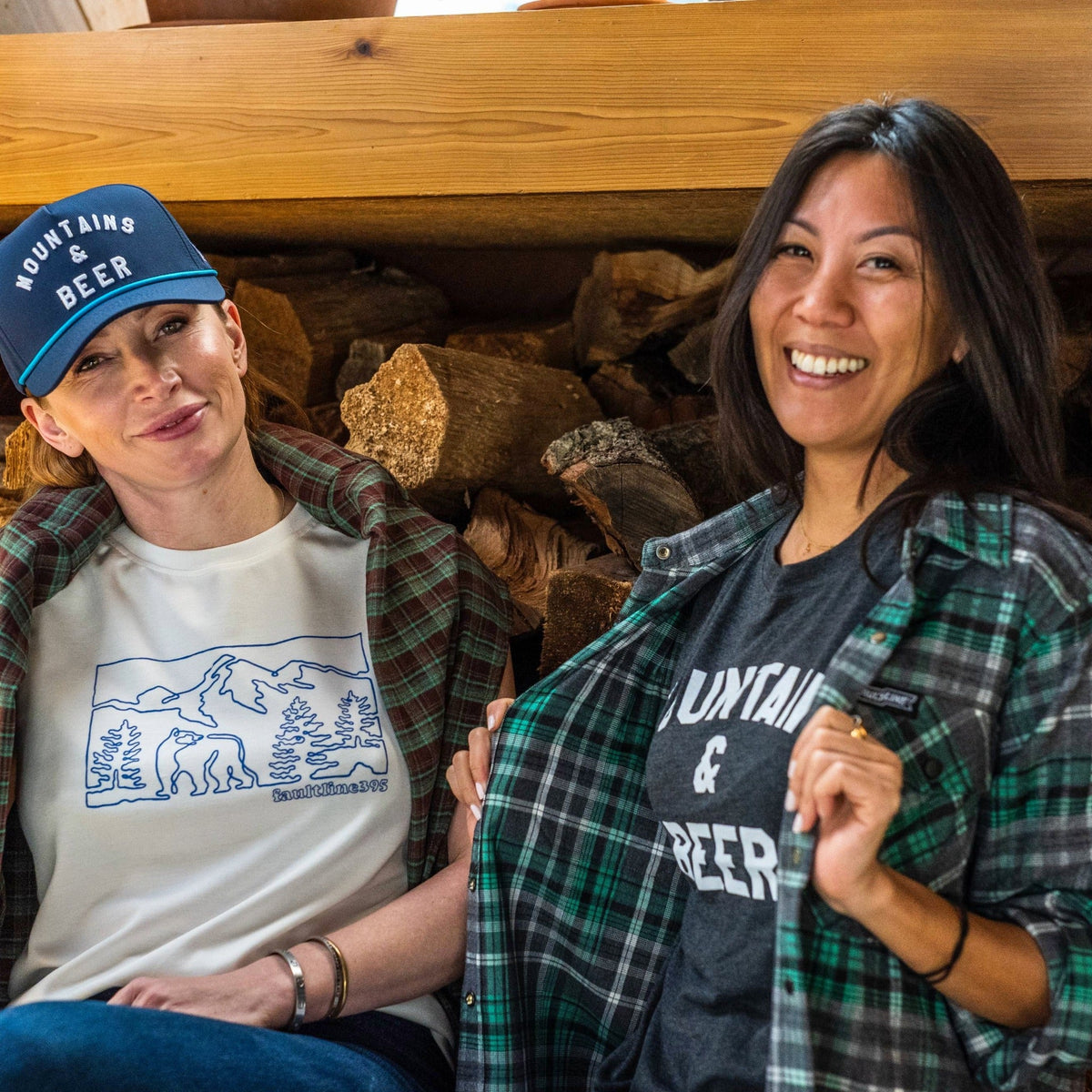 Women's Highland Tech Flannel - Gray/Seafoam