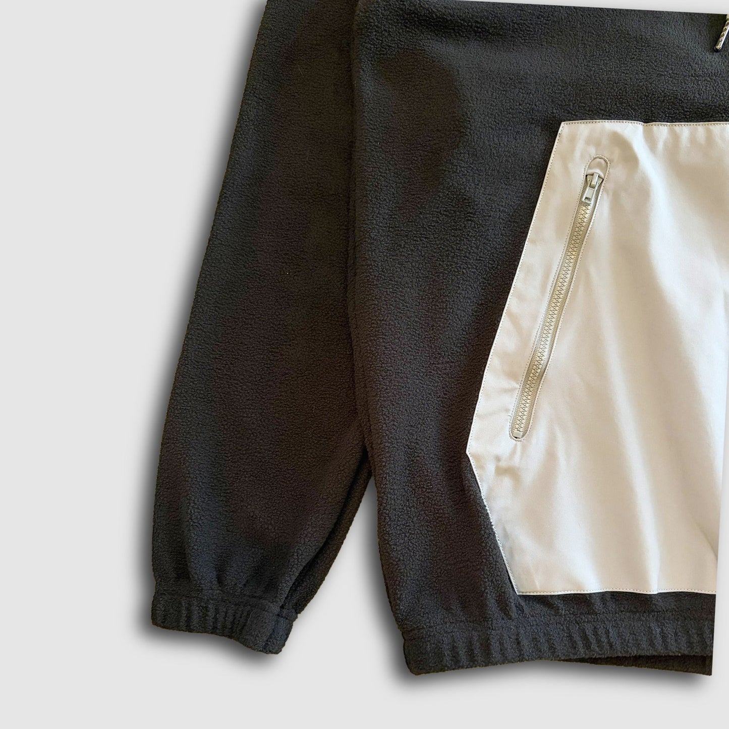 Panorama Stretch Fleece Hoodie - Black/Gray
