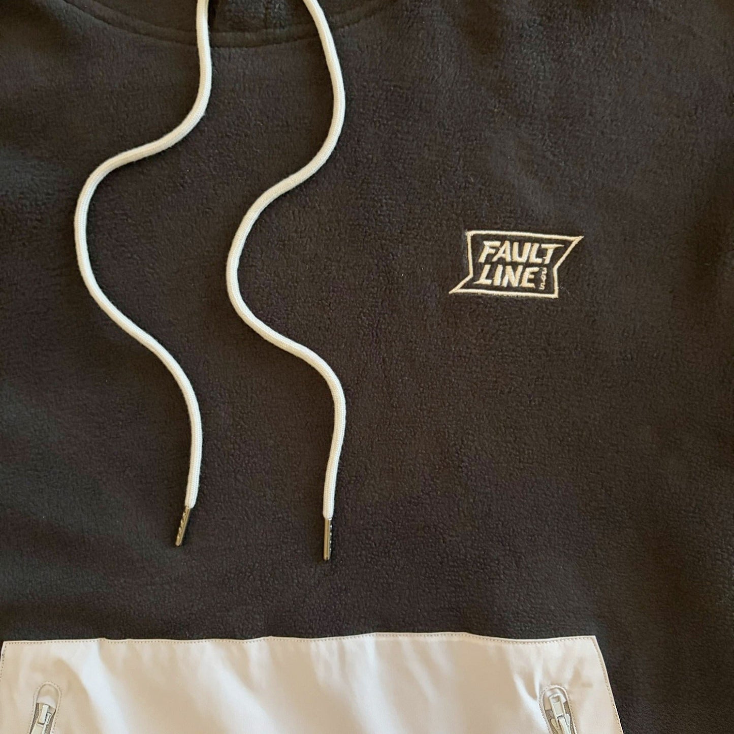 Panorama Stretch Fleece Hoodie - Black/Gray