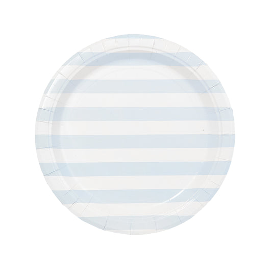 Beach Umbrella Stripe Dinner Plate - Pack of 8