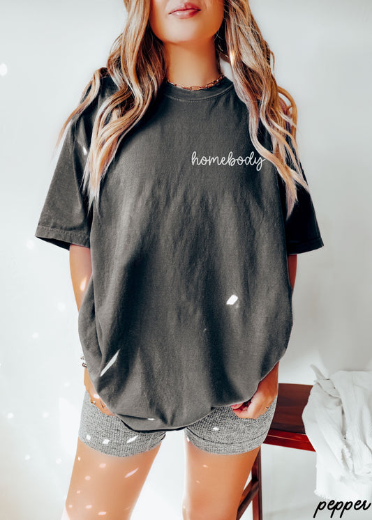 Homebody Cursive Tee *10 Colors (S-3X)