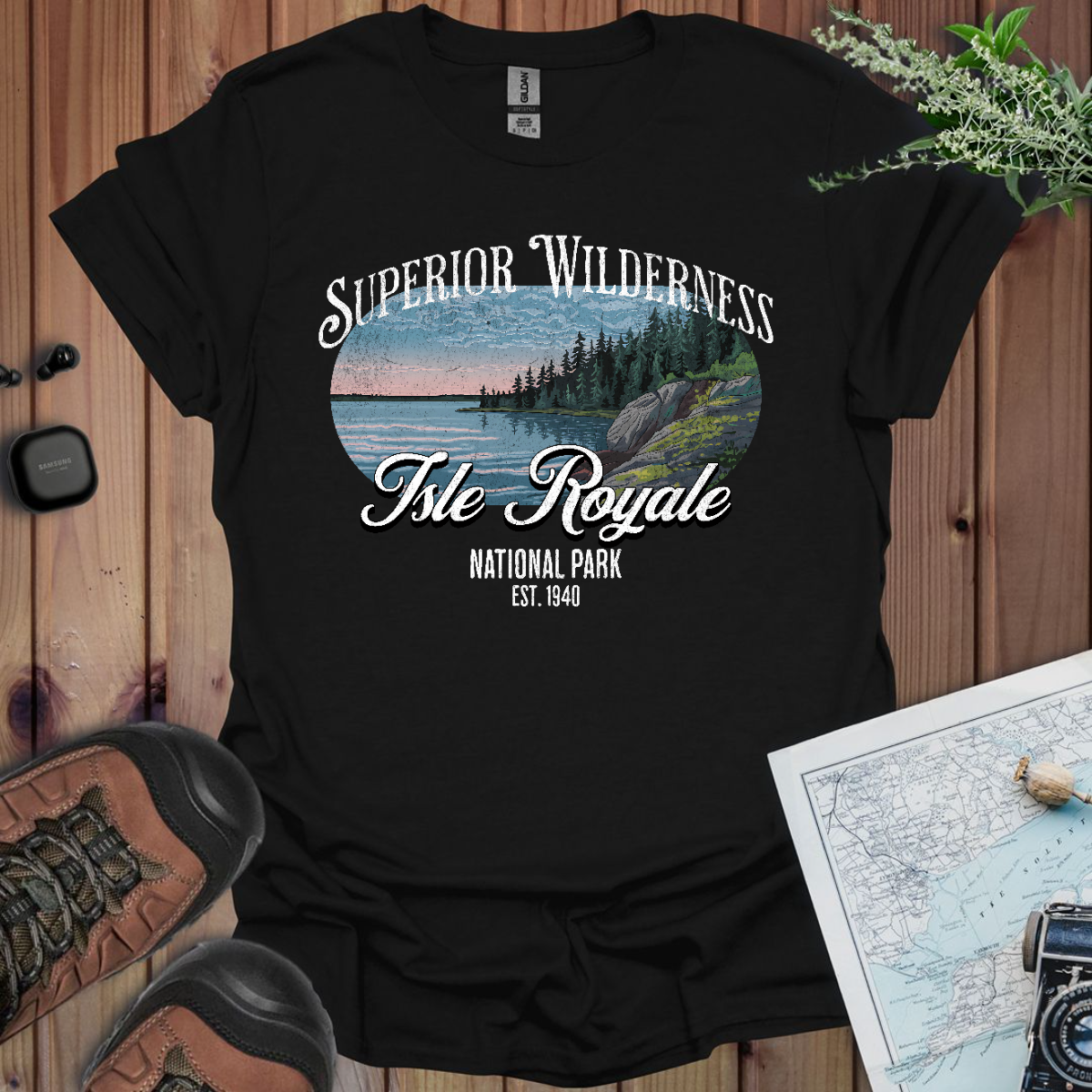 Isle Royale National Park T-Shirt Superior Wilderness