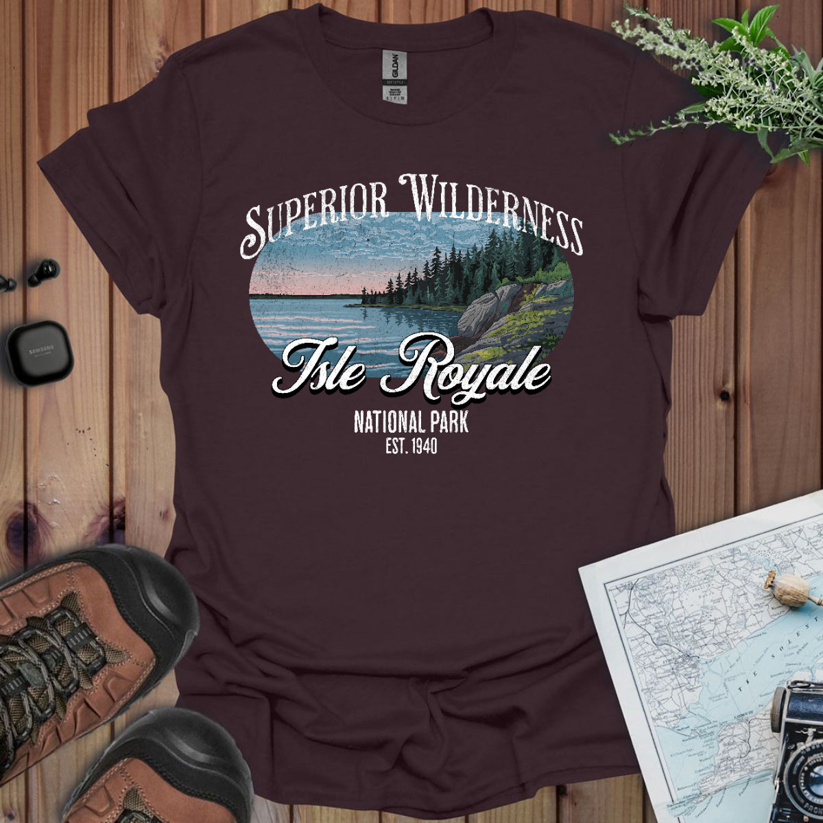 Isle Royale National Park T-Shirt Superior Wilderness