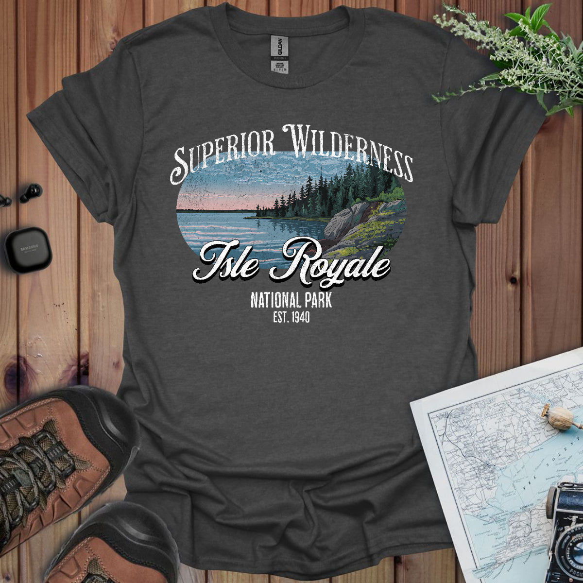 Isle Royale National Park T-Shirt Superior Wilderness