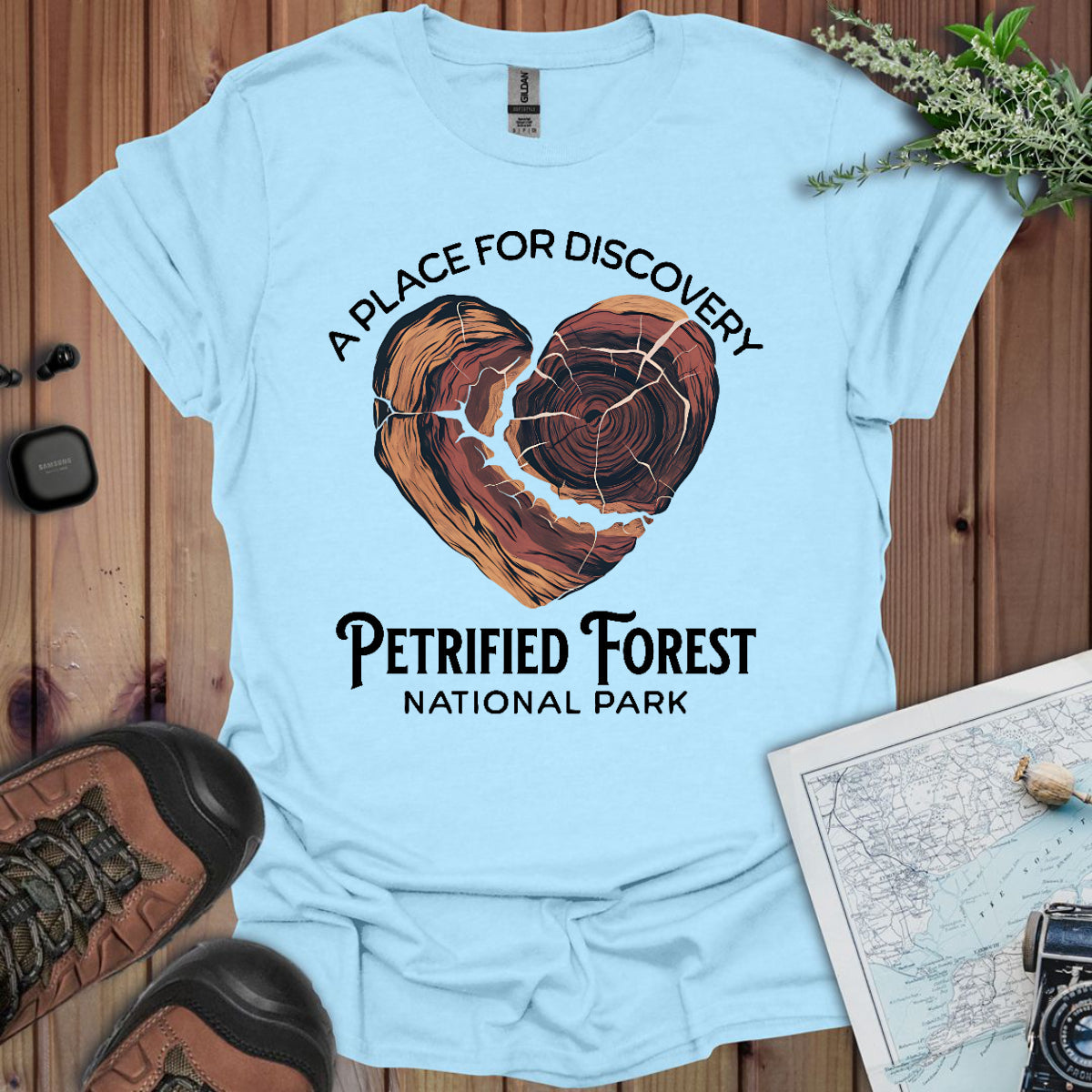 Petrified Forest National Park T-Shirt Heart Wood