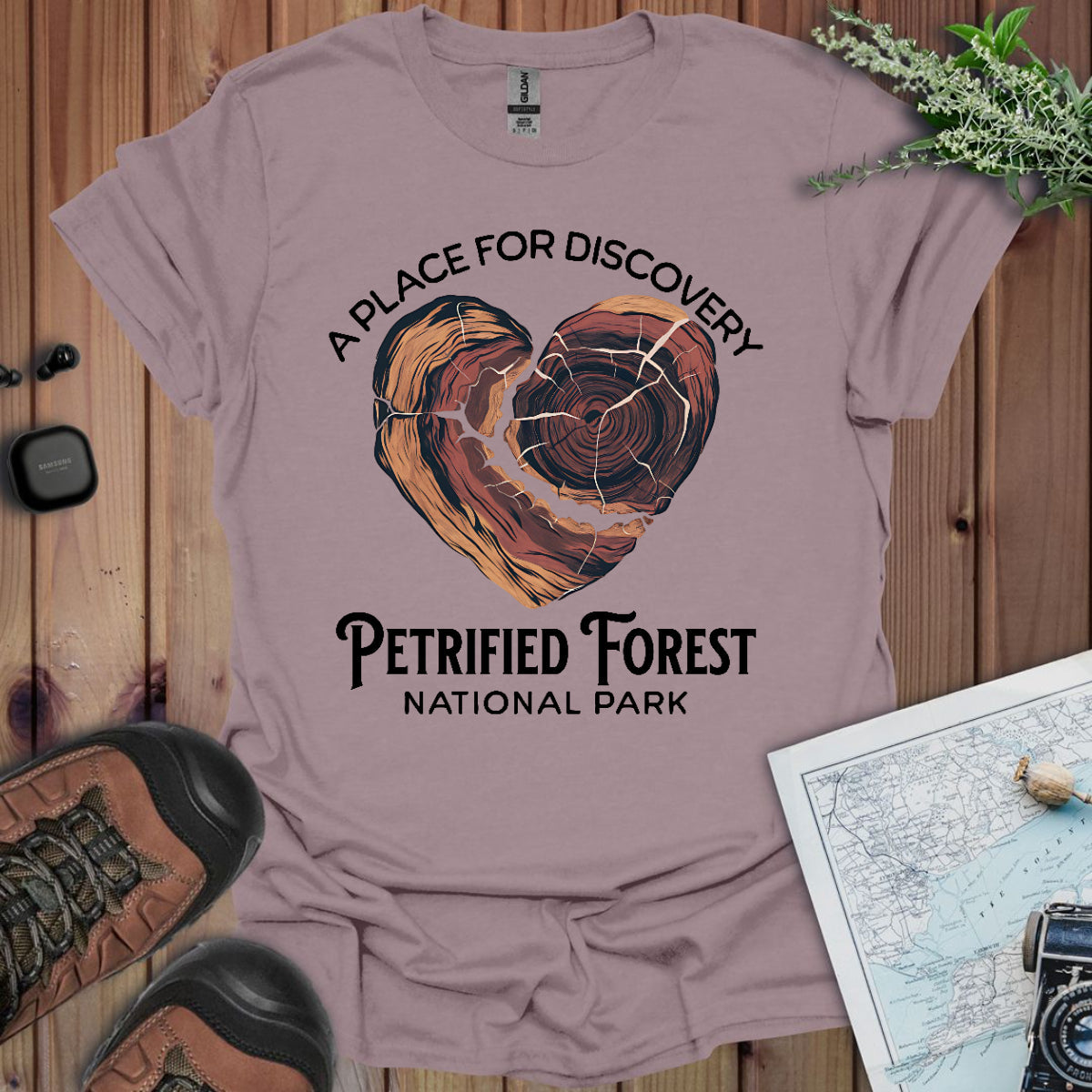 Petrified Forest National Park T-Shirt Heart Wood