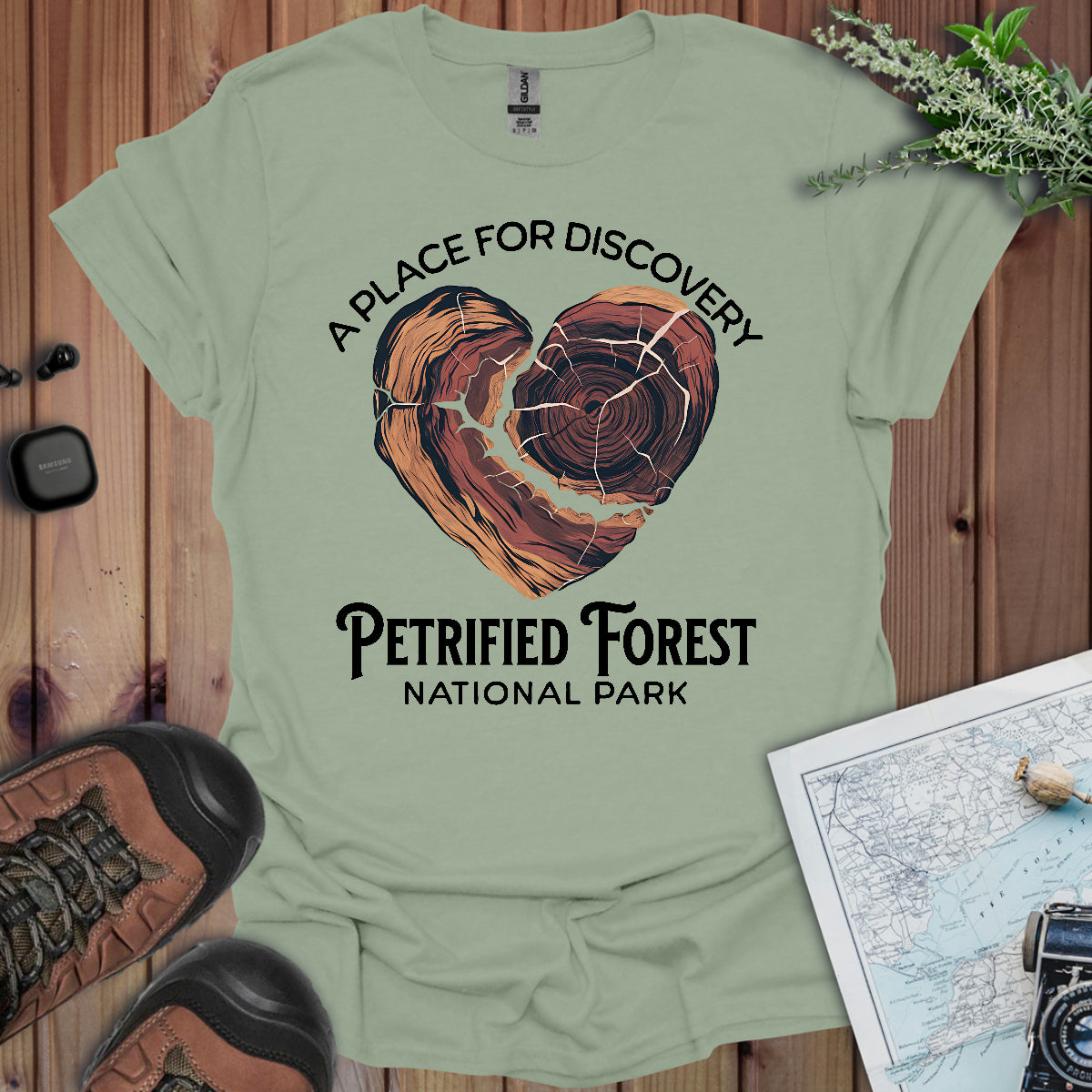 Petrified Forest National Park T-Shirt Heart Wood