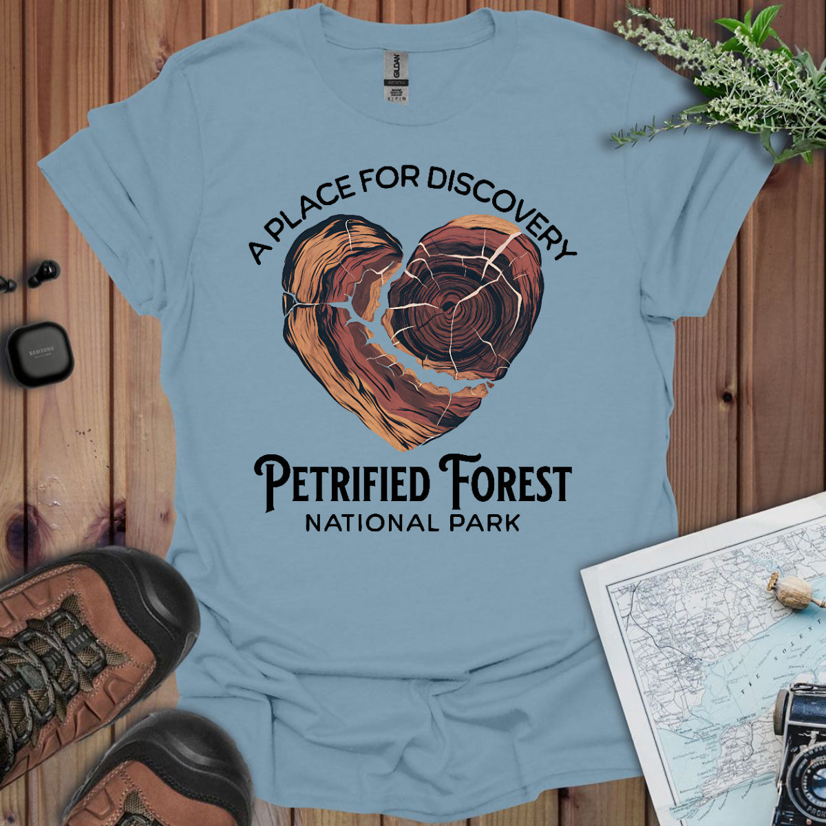 Petrified Forest National Park T-Shirt Heart Wood