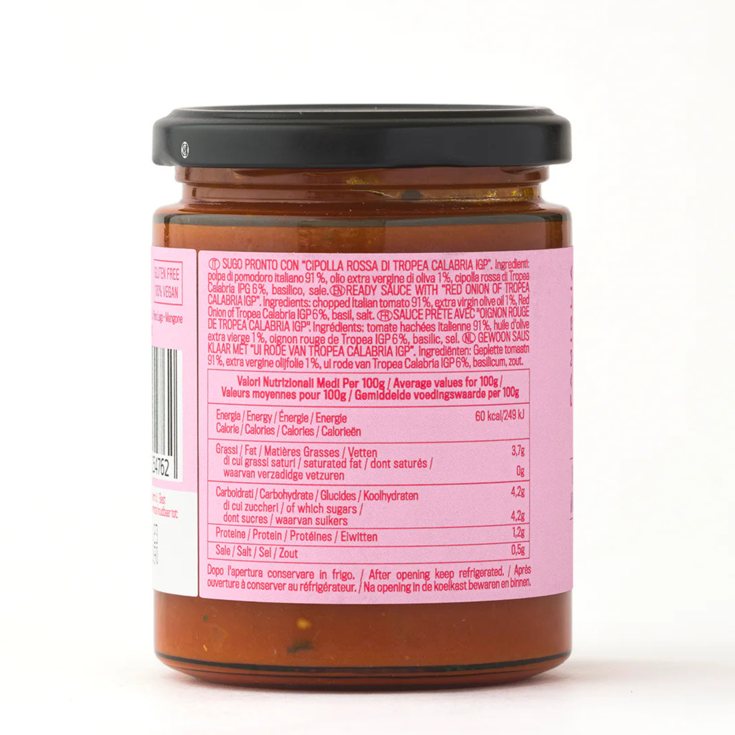Sugo Pronto Cipolla Rossa (READY SAUCE  WITH TROPEA RED ONION PGI)