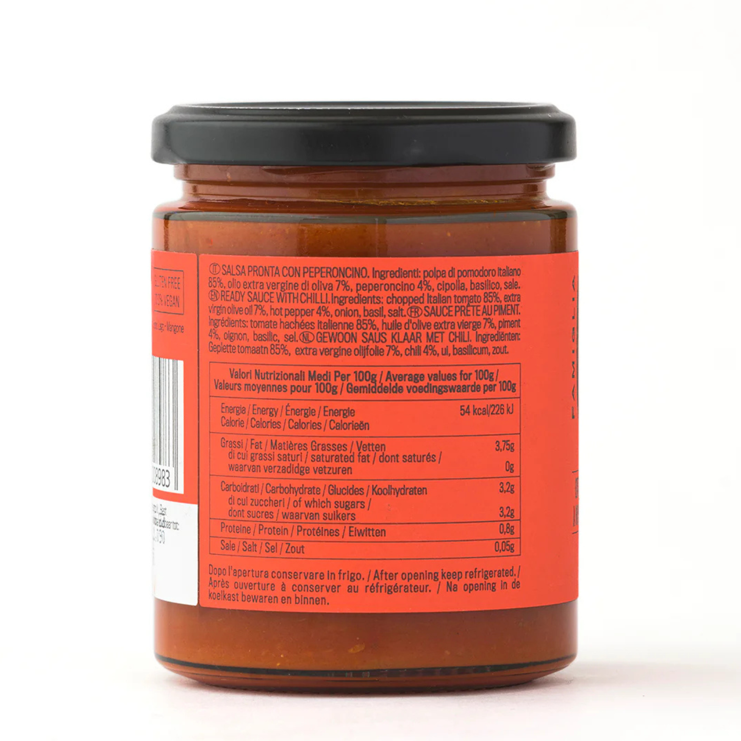 Sugo Pronto Peperoncino (READY  CALABRIAN CHILI PEPPER SAUCE)