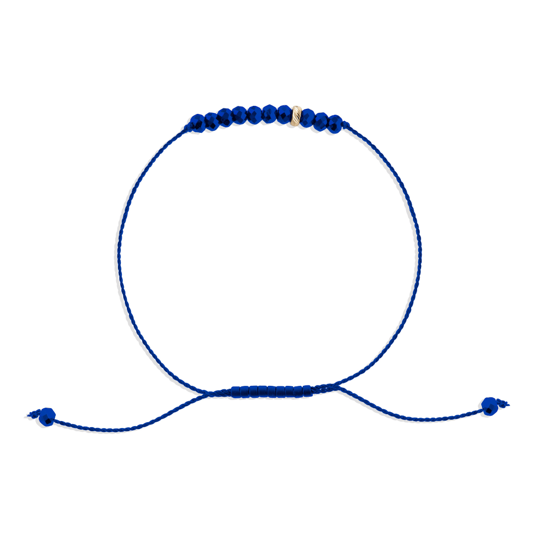 The Energy Project - Expression Bracelet - Lapis Lazuli & 14k Gold