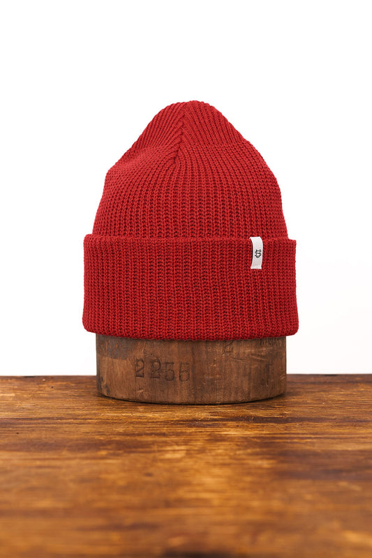 Crimson Upcycled Cotton Watchcap
