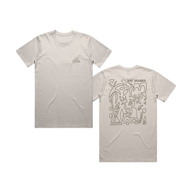 Sketchy Tee - Surf Splendor