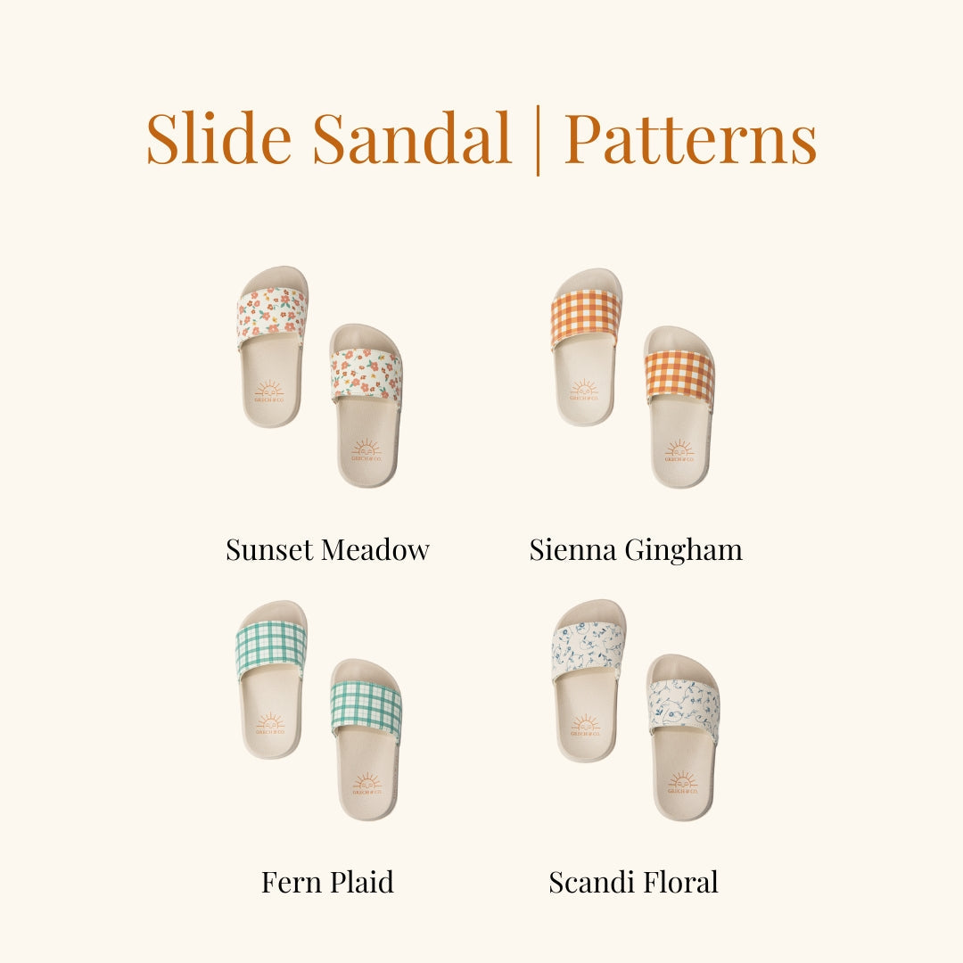Slide Sandal | Fern Plaid