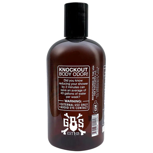 Fisticuffs Bay Rum Body Wash 12 oz. Bottle Grave Before Shave