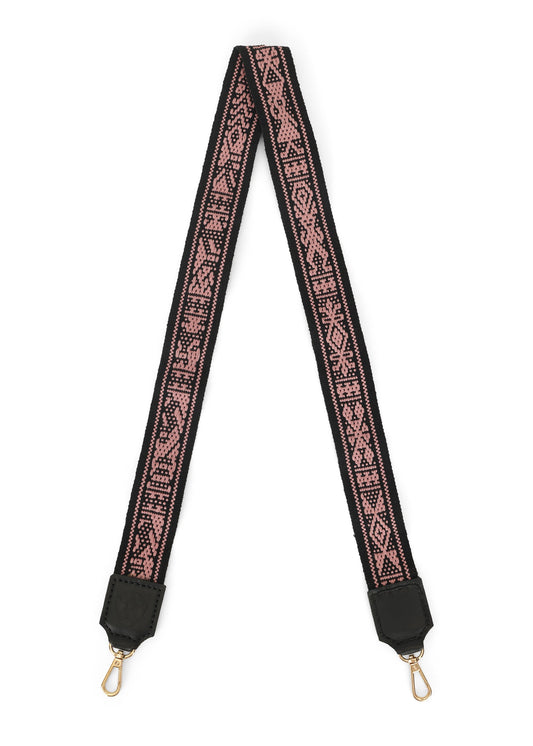 AZTEC STRAP // BLACK + PINK