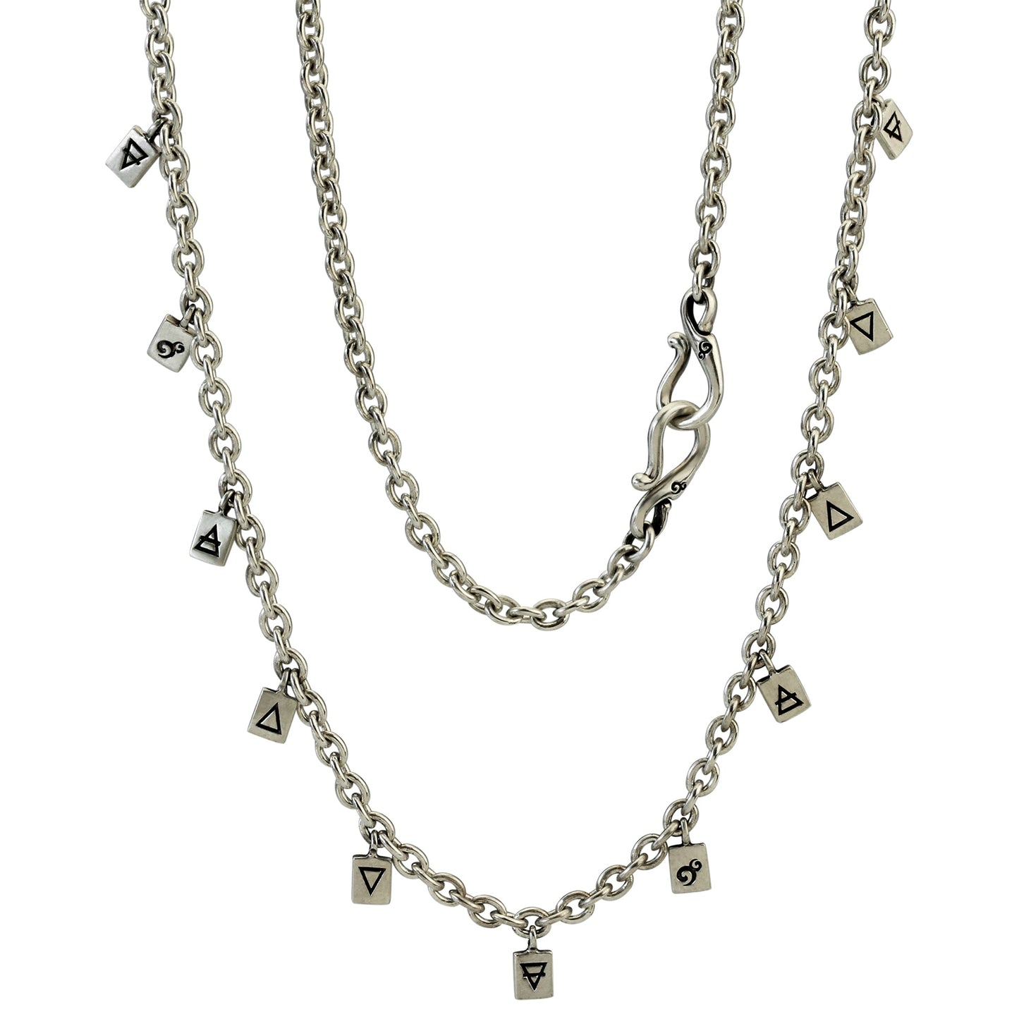 OHM Prayer Flag Necklace