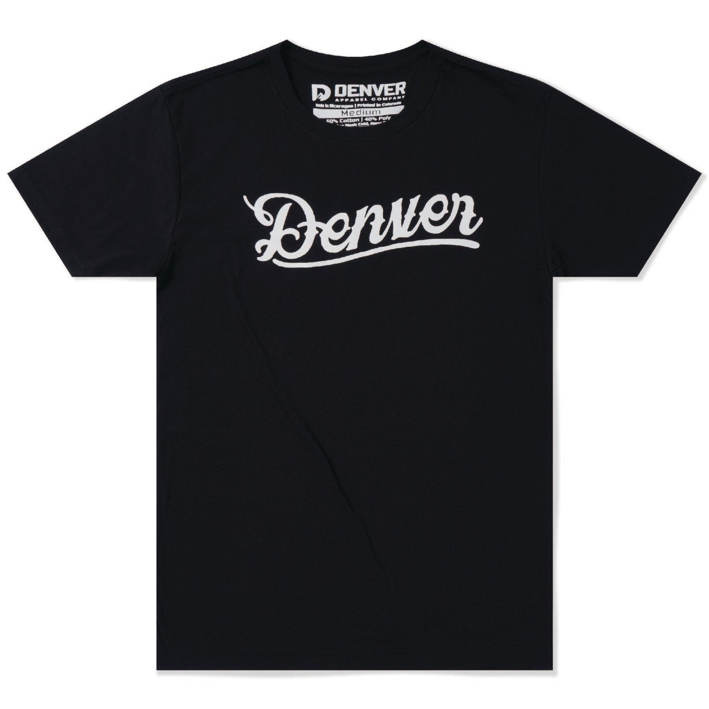 Western Denver Script Tee - (Unisex) Black