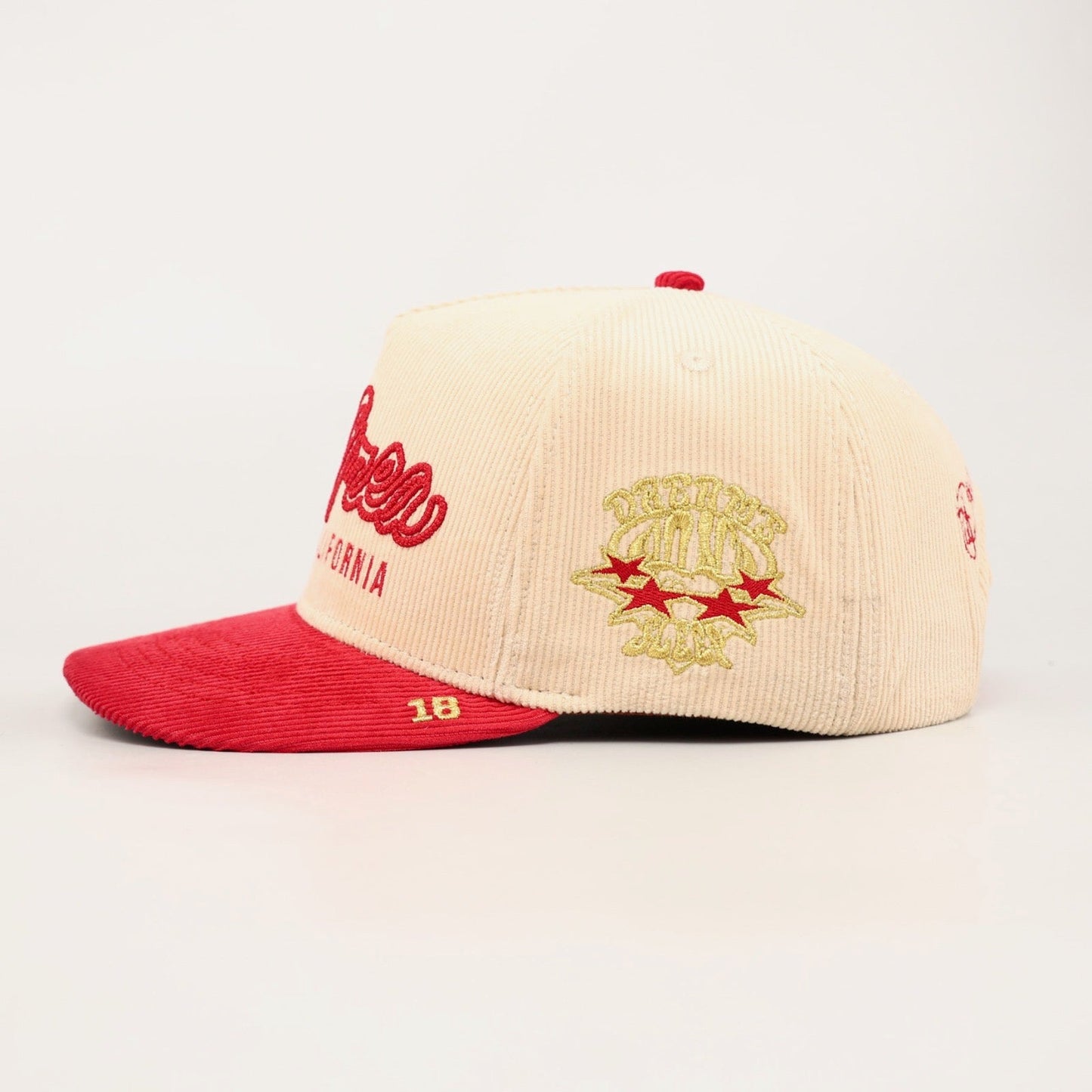 OG CA: Dreams on the West Snapback (Cream/Red)