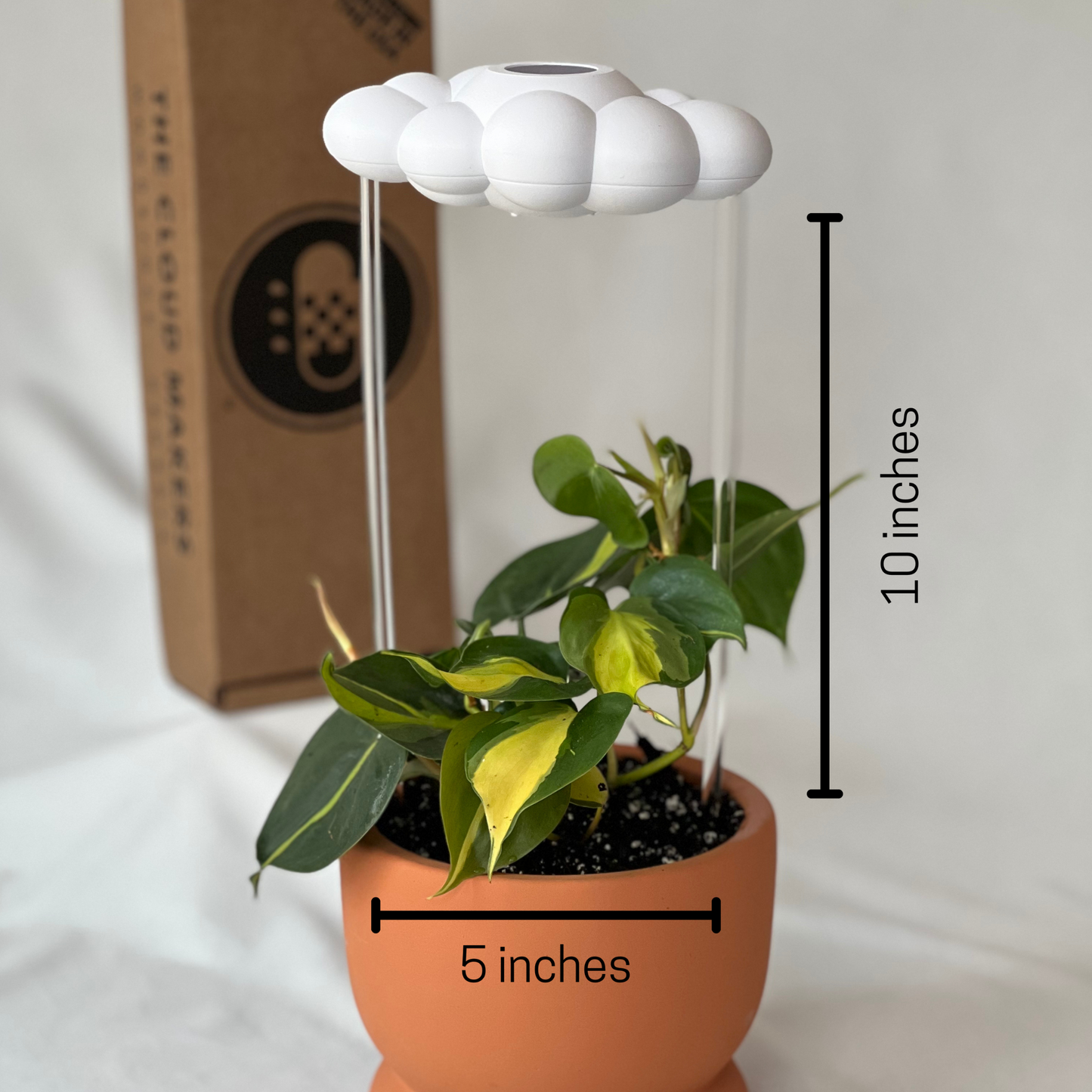Original Dripping Rain Cloud with Pixel Heart Charm Set