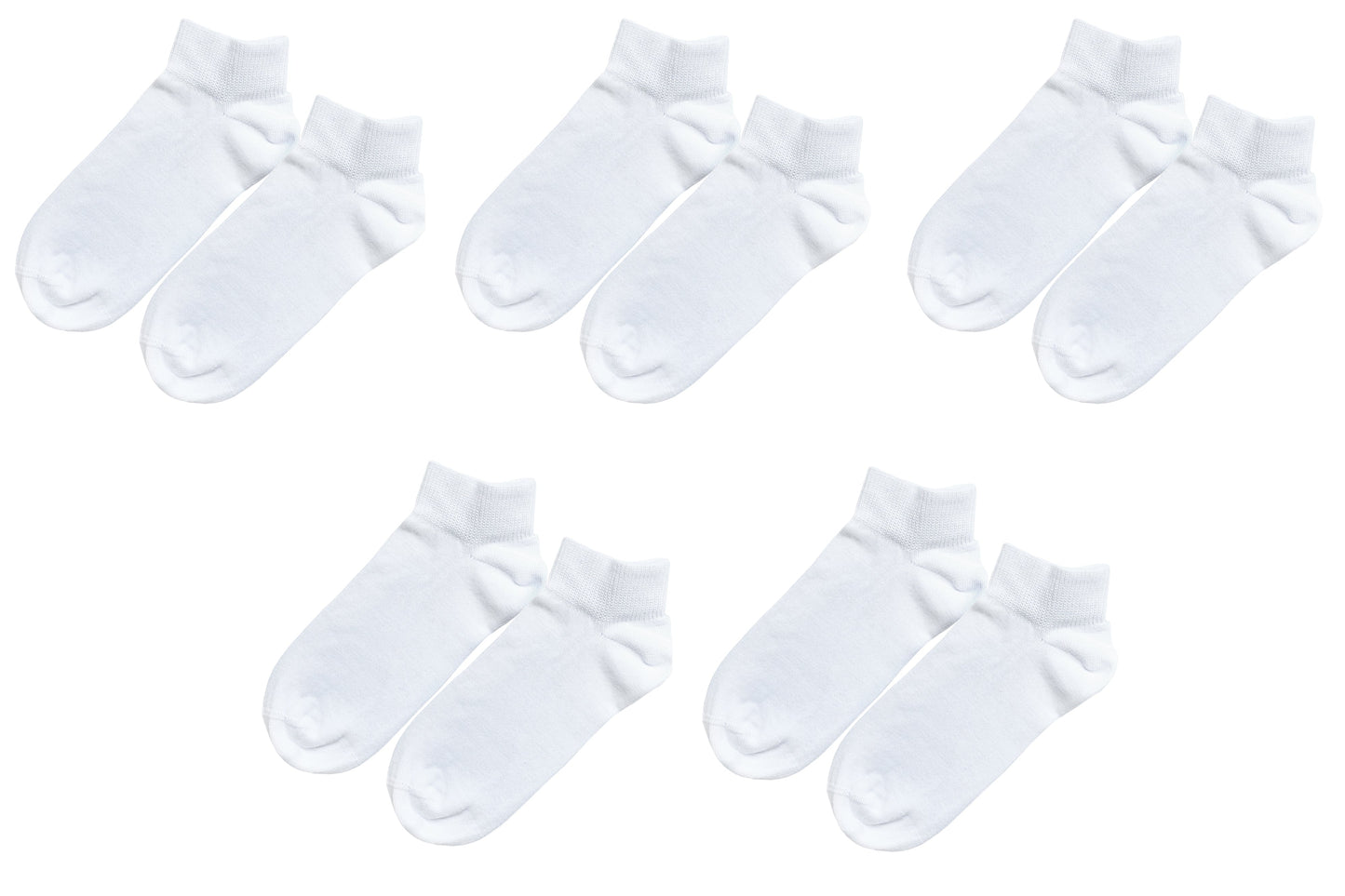 tittimitti® Kids Organic Cotton Ankle Socks 5-Pack – Breathable Lightweight Socks for Active Kids