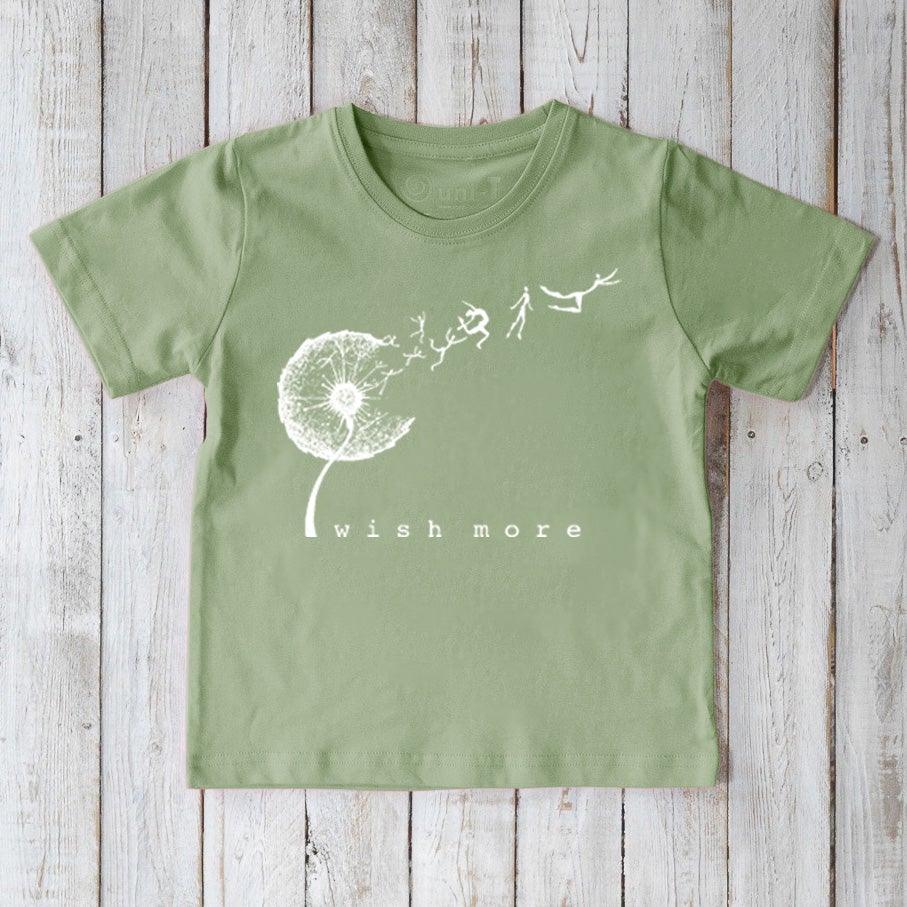 "Wish More" Dandelion T-Shirt for Kids