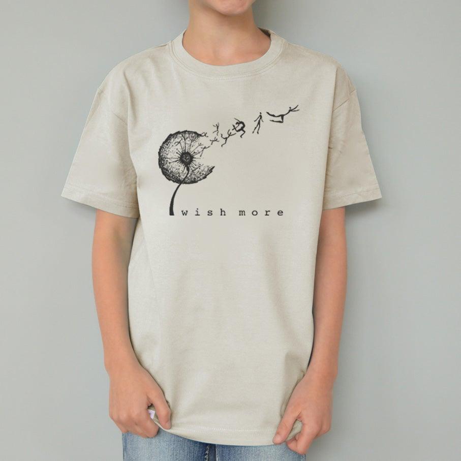 "Wish More" Dandelion T-Shirt for Kids