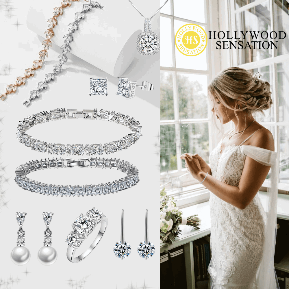 XO Tennis Bracelet with Round Cut White Diamond Cubic Zirconia Stones