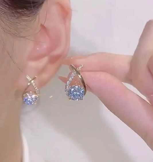 ZARA SILVER - Sterling Silver Zircon Earrings Mack & Rex