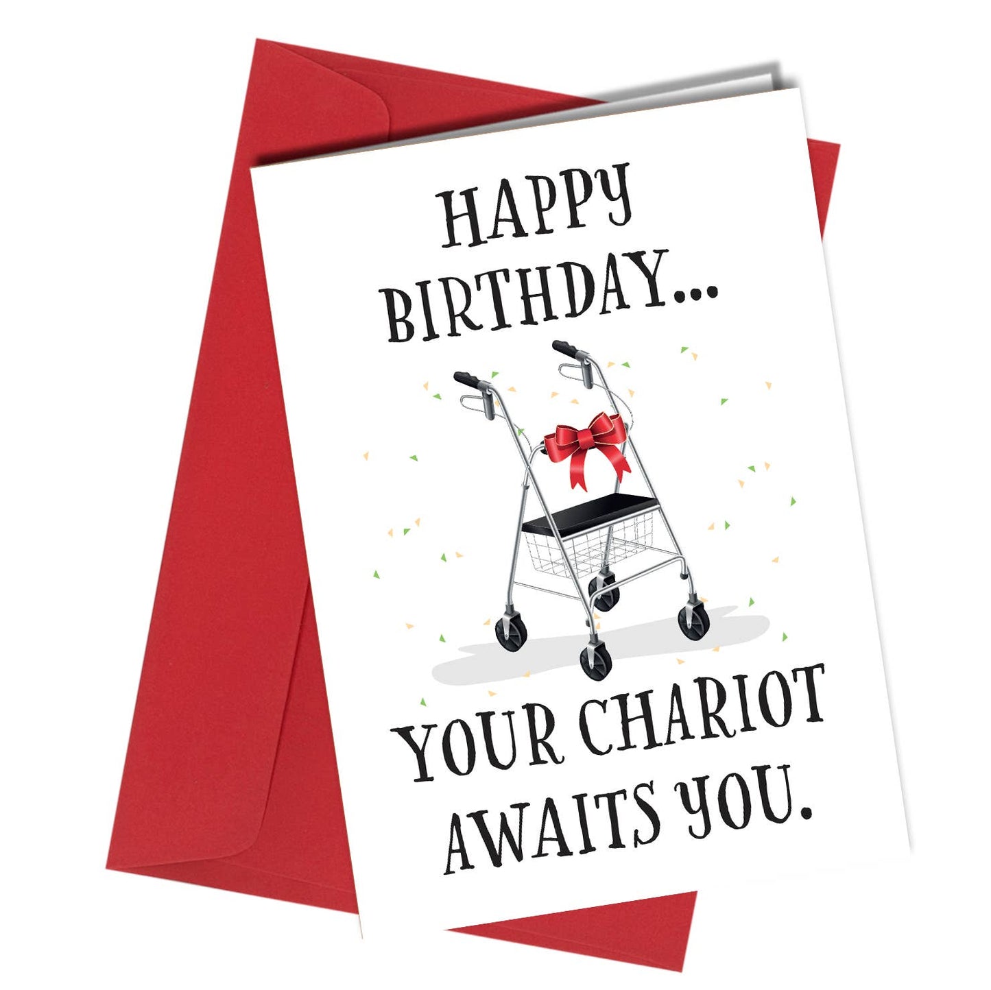 #280 Chariot Awaits Birthday Card