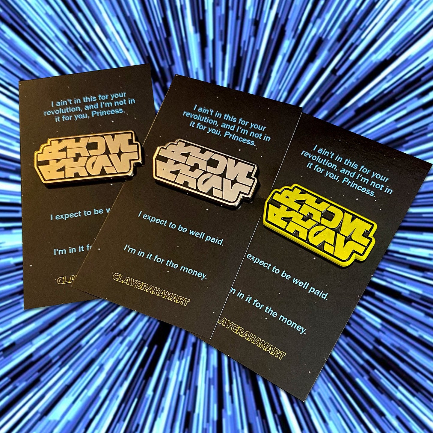Fake Fans 1.5" Enamel Pin